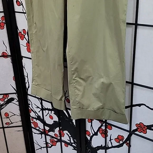 Tory Burch nwt SAILOR PANT in light olive green. - Picture 7 of 16